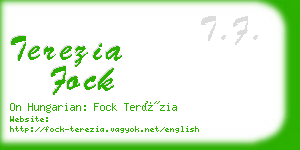 terezia fock business card